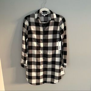 BB Dakota Buffalo Check Black White Dress
